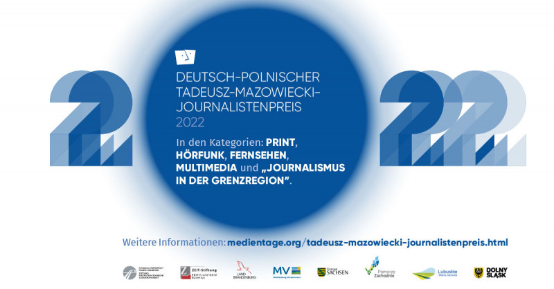 Deutsch-Polnische Jury nominiert 30 Beiträge für den Deutsch-Polnischen Tadeusz-Mazowiecki-Journalistenpreis 2022 