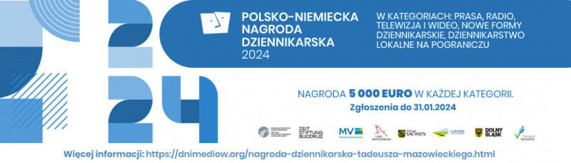 171 zgłoszeń do Polsko-Niemieckiej Nagrody Dziennikarskiej 2024